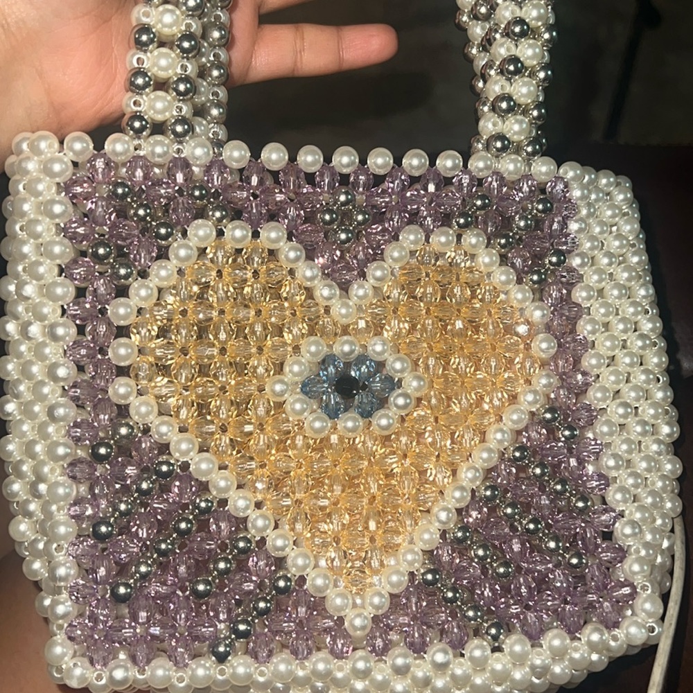 Pearl Bead Mini Bag